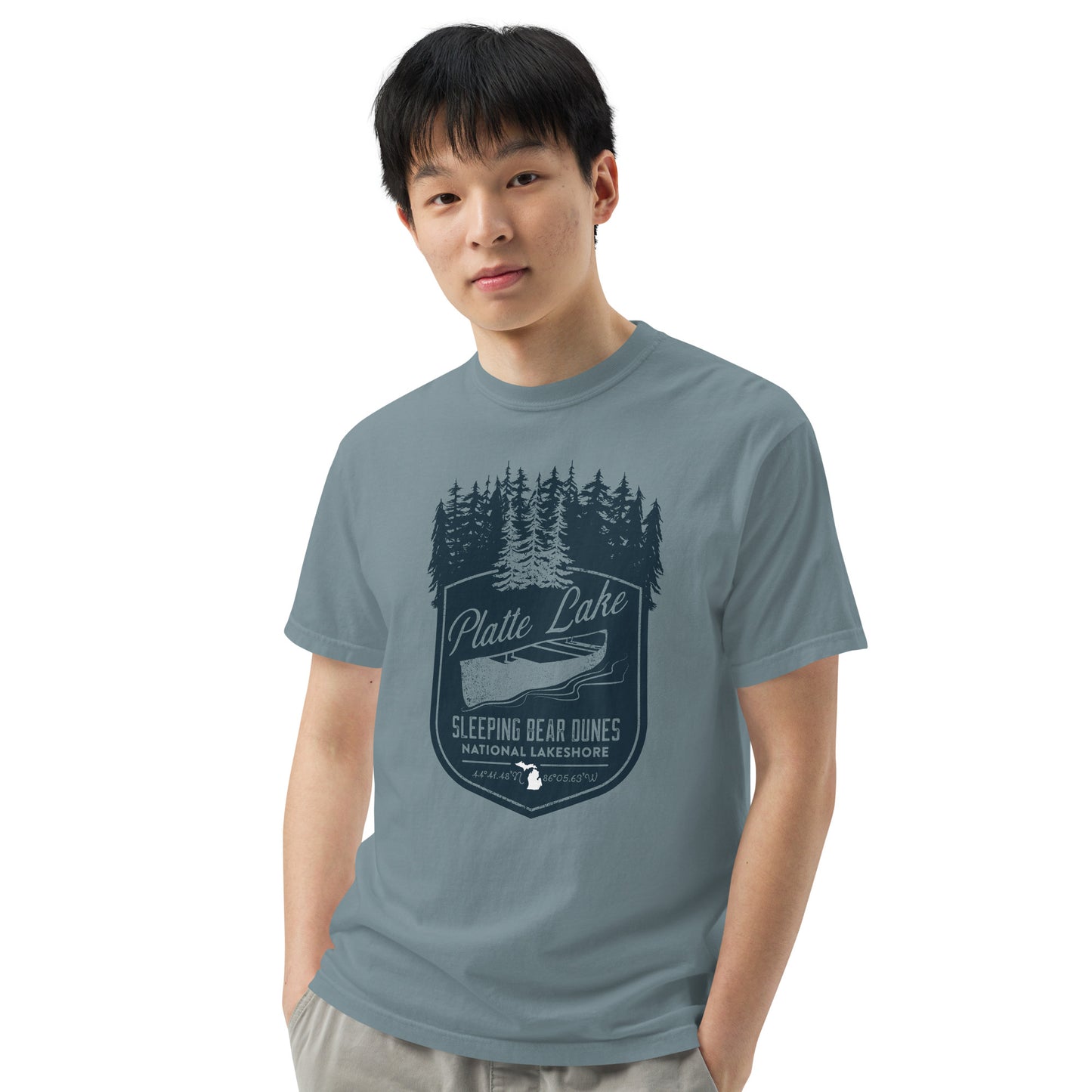 Platte canoe - Unisex (Comfort Color) garment-dyed t-shirt