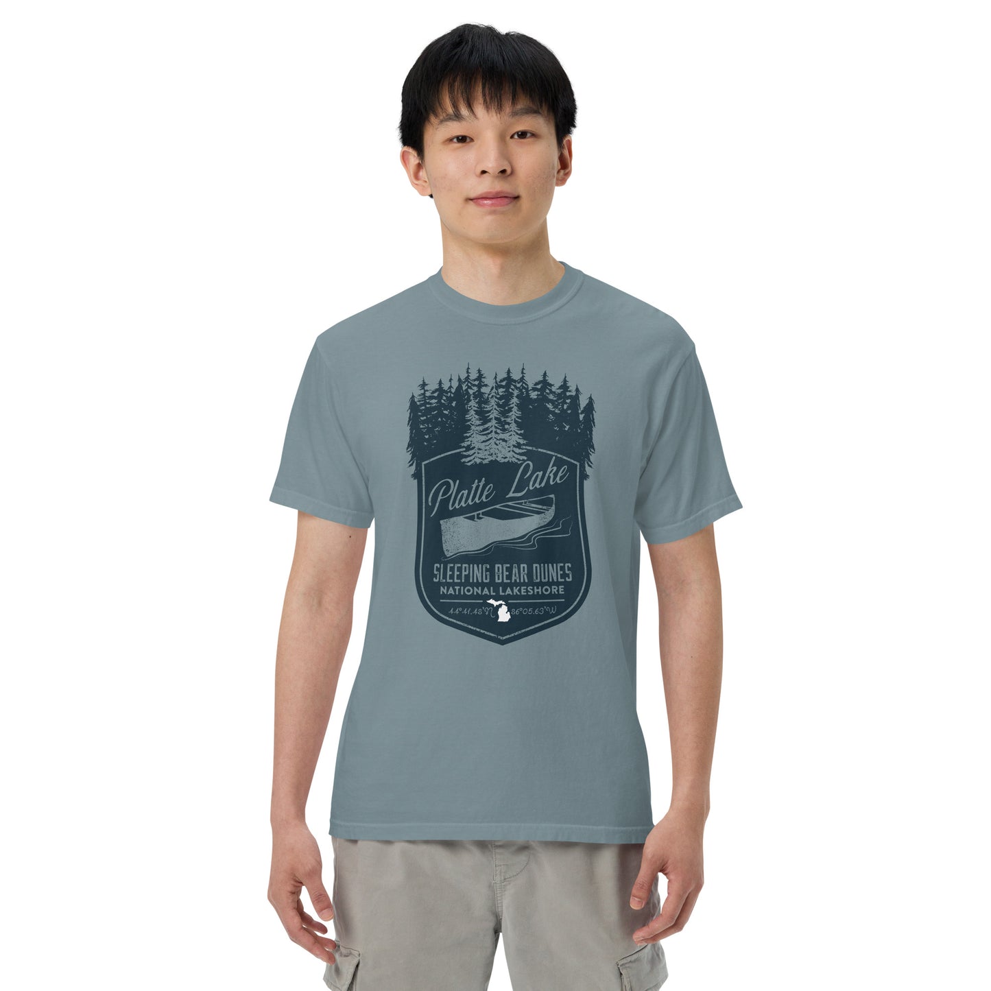 Platte canoe - Unisex (Comfort Color) garment-dyed t-shirt