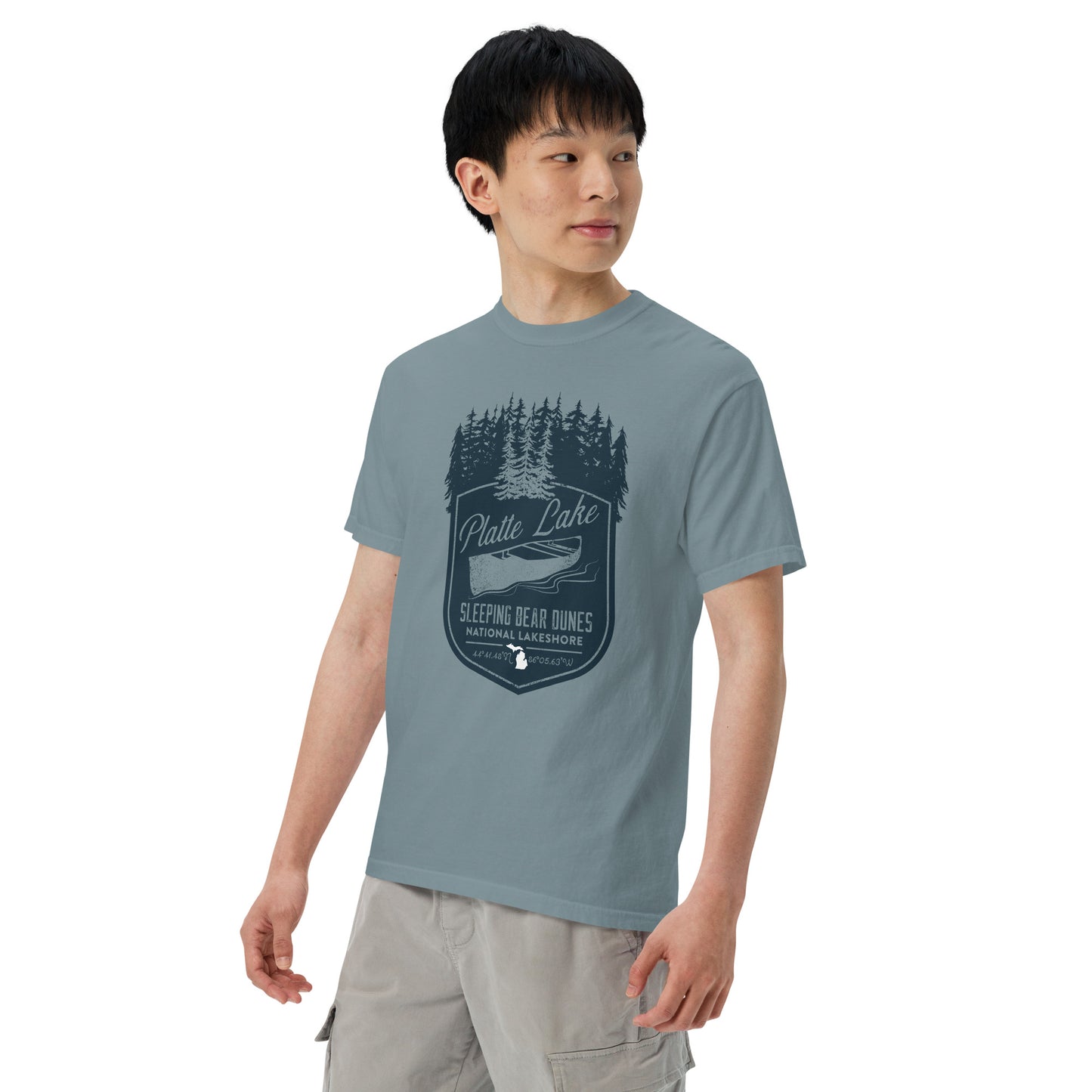 Platte canoe - Unisex (Comfort Color) garment-dyed t-shirt