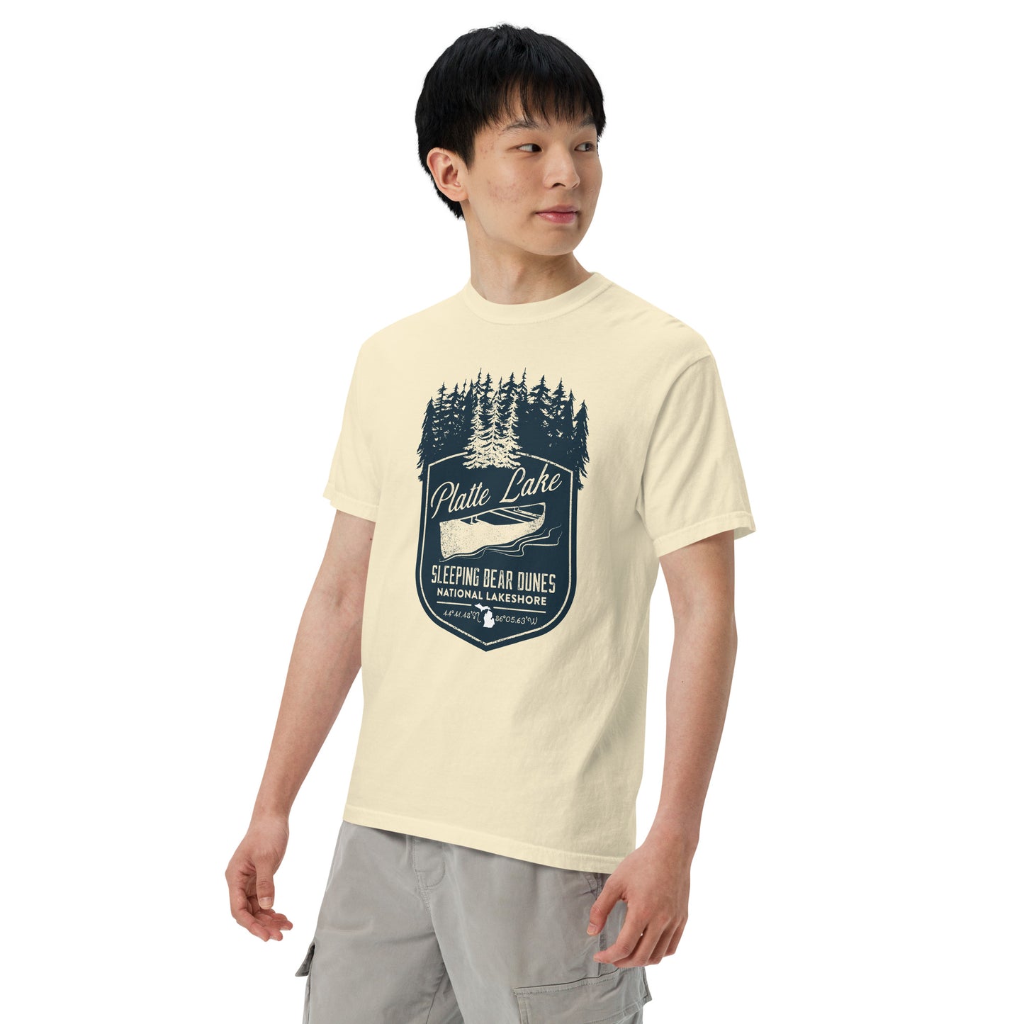 Platte canoe - Unisex (Comfort Color) garment-dyed t-shirt