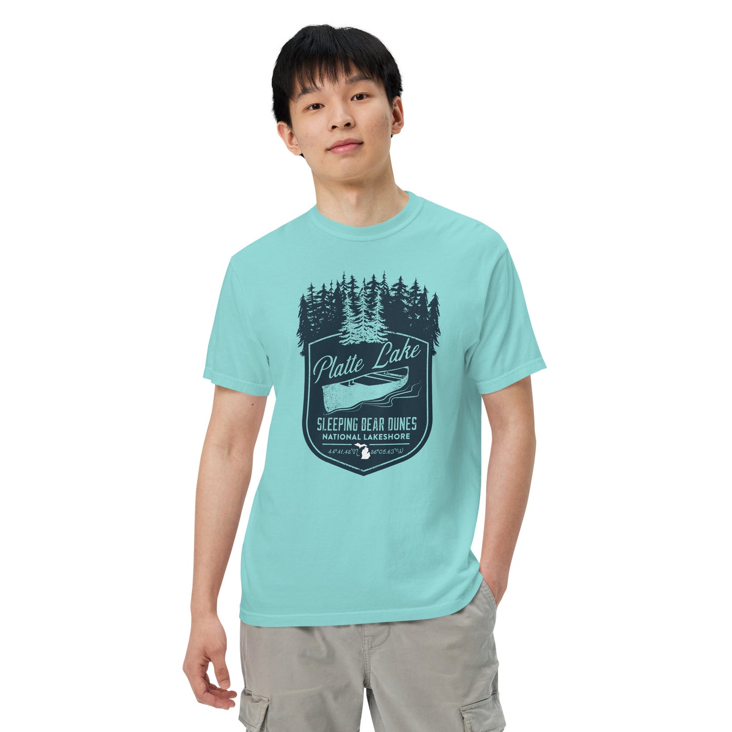 Platte canoe - Unisex (Comfort Color) garment-dyed t-shirt
