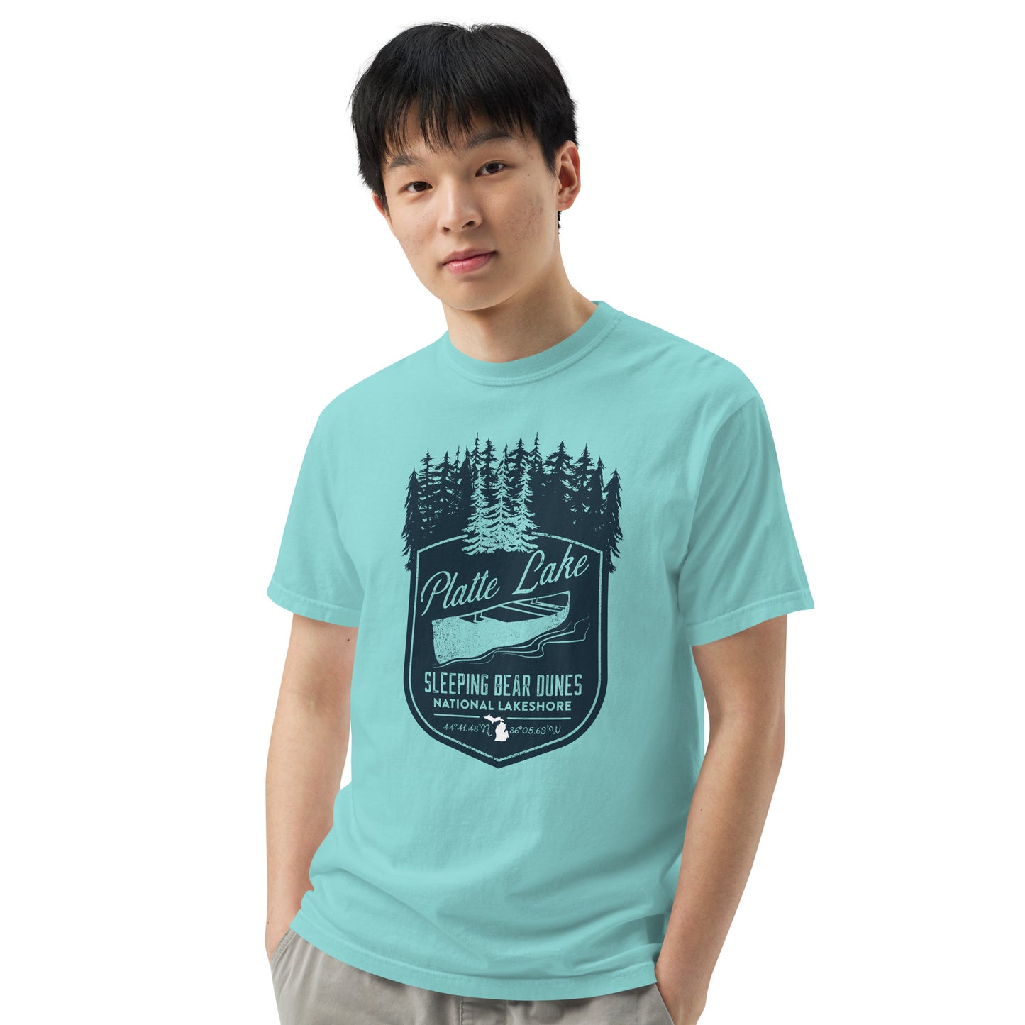 Platte canoe - Unisex (Comfort Color) garment-dyed t-shirt