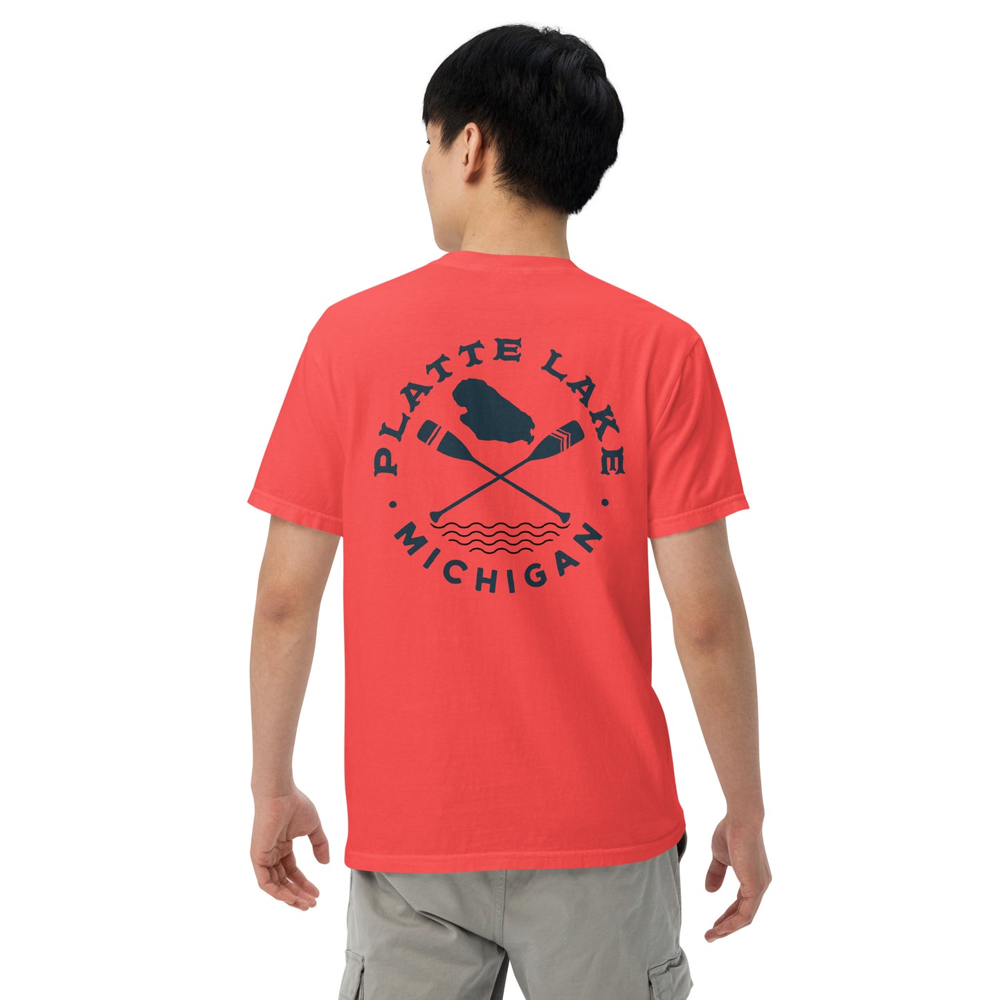 Platte Cross Paddles Unisex (Comfort Colors) t-shirt