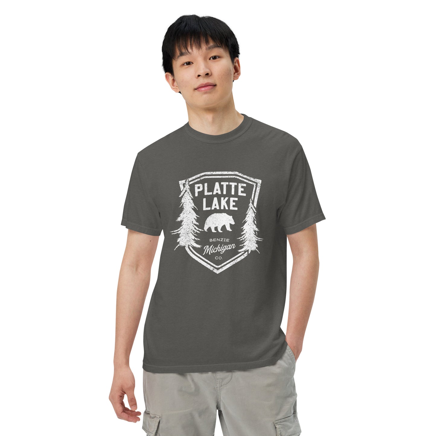 Platte Bear - Unisex (Comfort Color) t-shirt