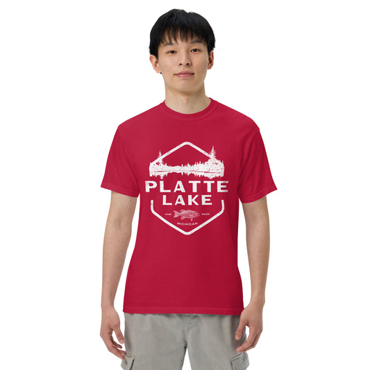 Platte fish - Unisex (Comfort Color) t-shirt