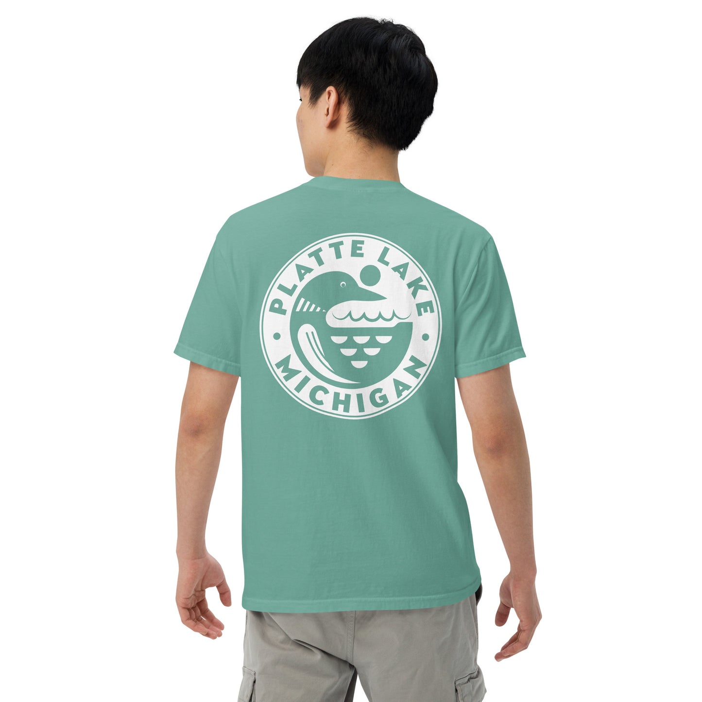 Loon Circle Unisex (Comfort Color) garment-dyed t-shirt