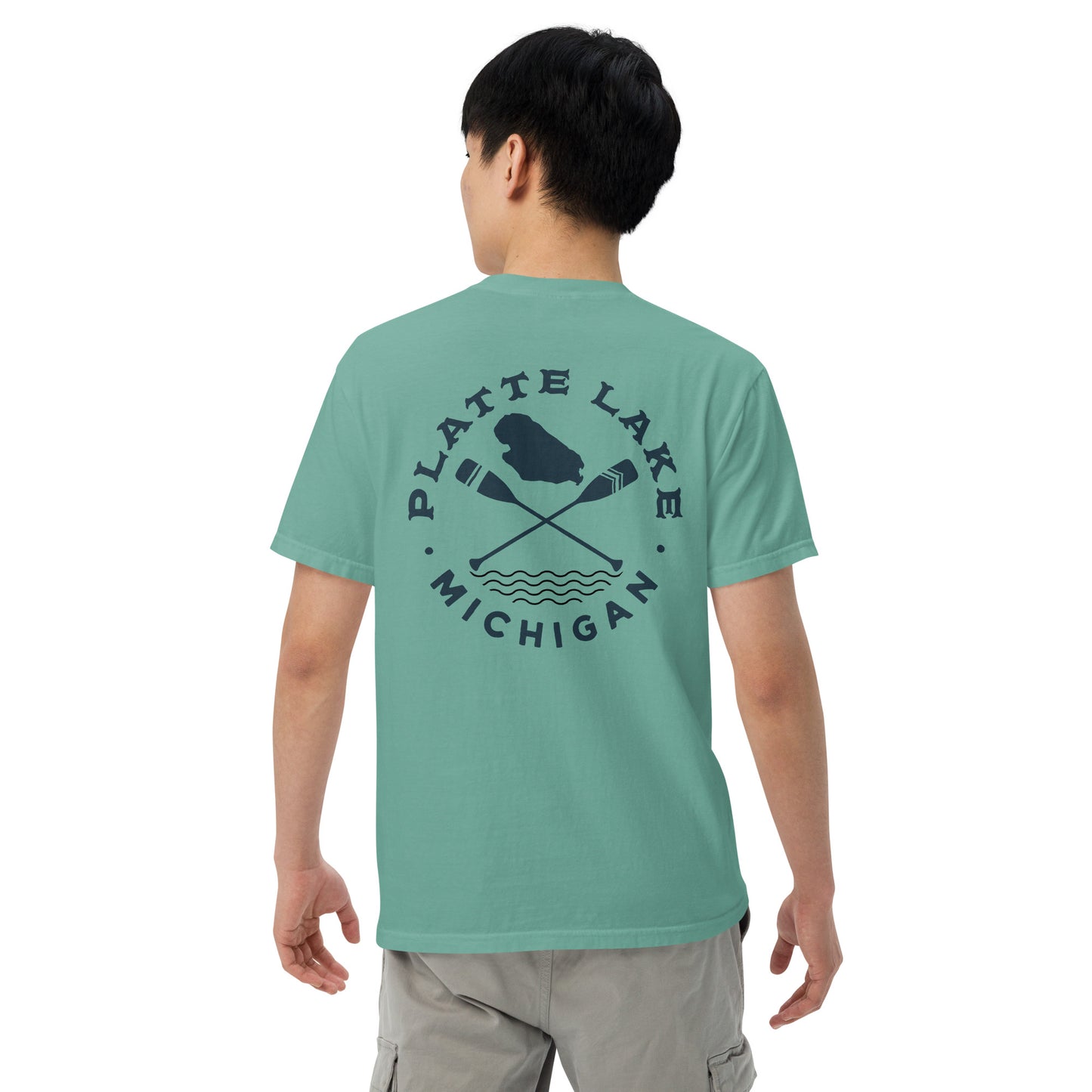 Platte Cross Paddles Unisex (Comfort Colors) t-shirt