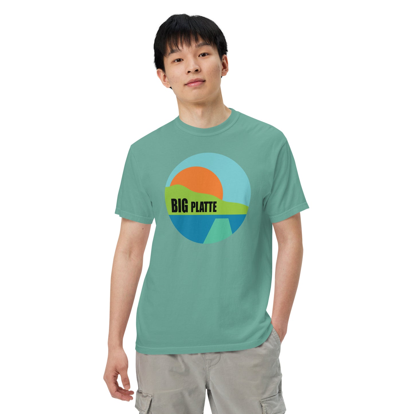 Big Platte Unisex garment-dyed heavyweight t-shirt