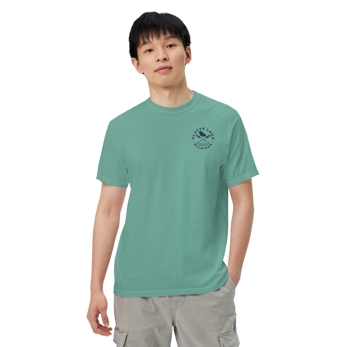 Platte Cross Paddles Unisex (Comfort Colors) t-shirt