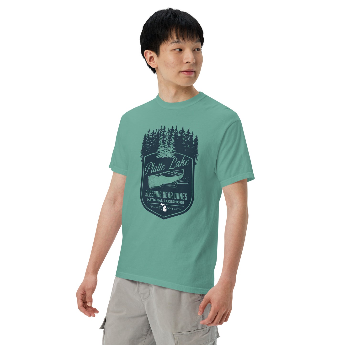 Platte canoe - Unisex (Comfort Color) garment-dyed t-shirt