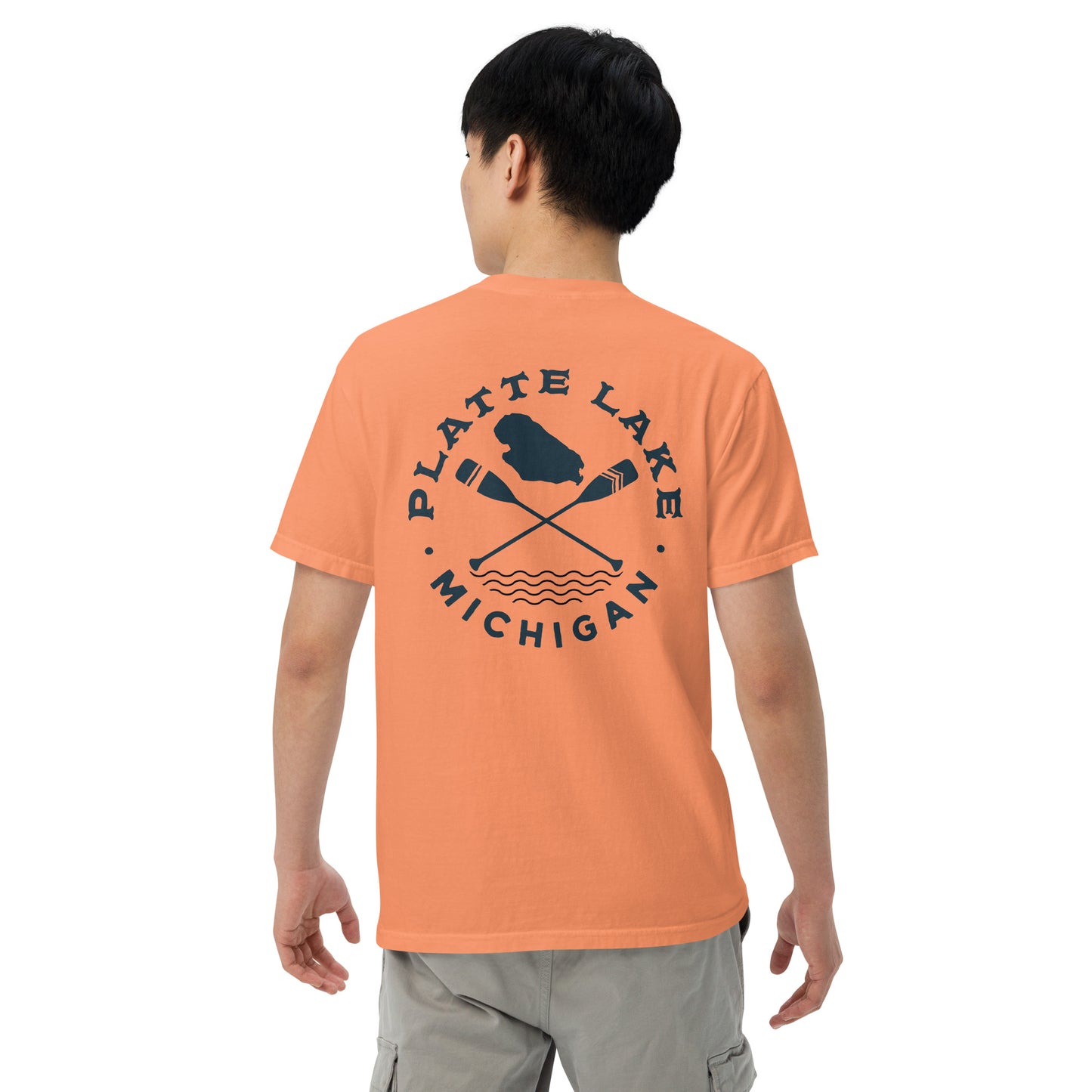 Platte Cross Paddles Unisex (Comfort Colors) t-shirt
