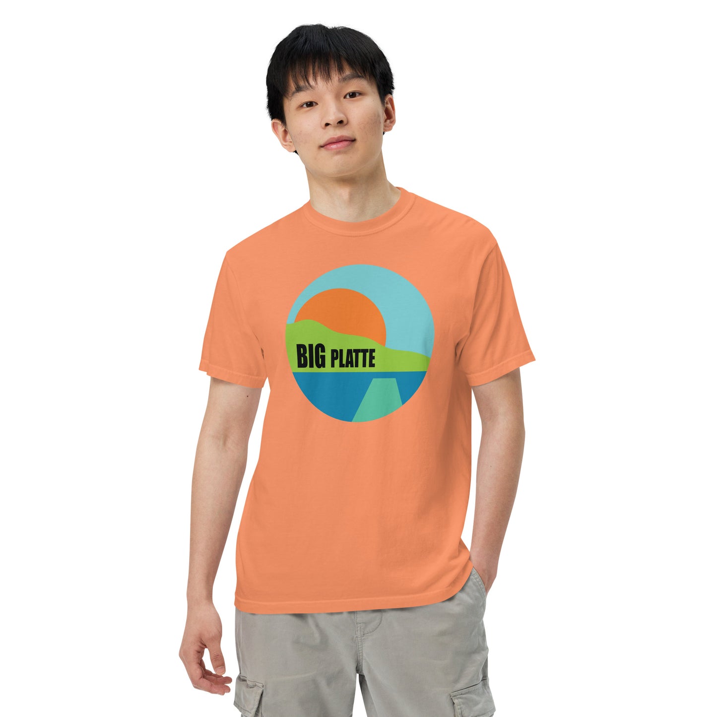 Big Platte Unisex garment-dyed heavyweight t-shirt