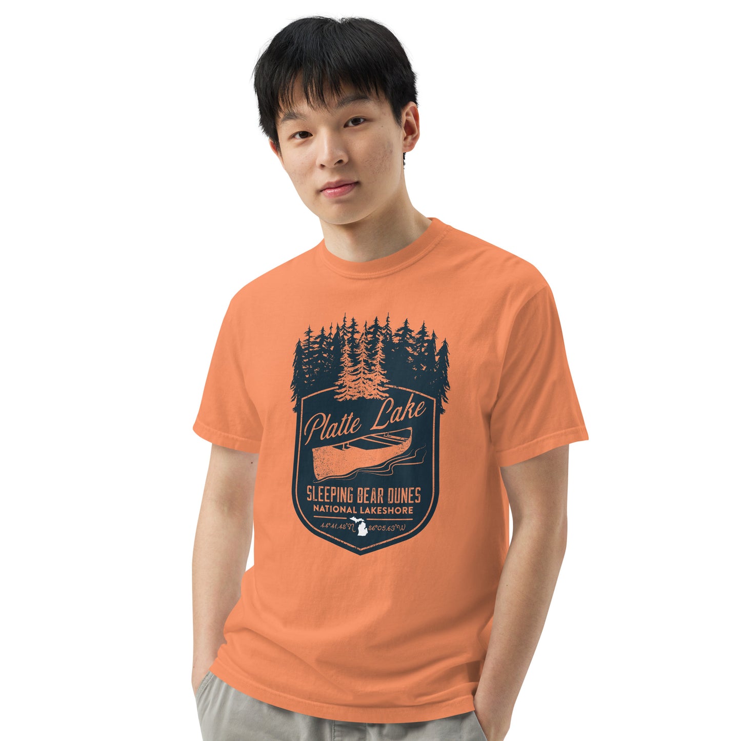 Platte canoe - Unisex (Comfort Color) garment-dyed t-shirt