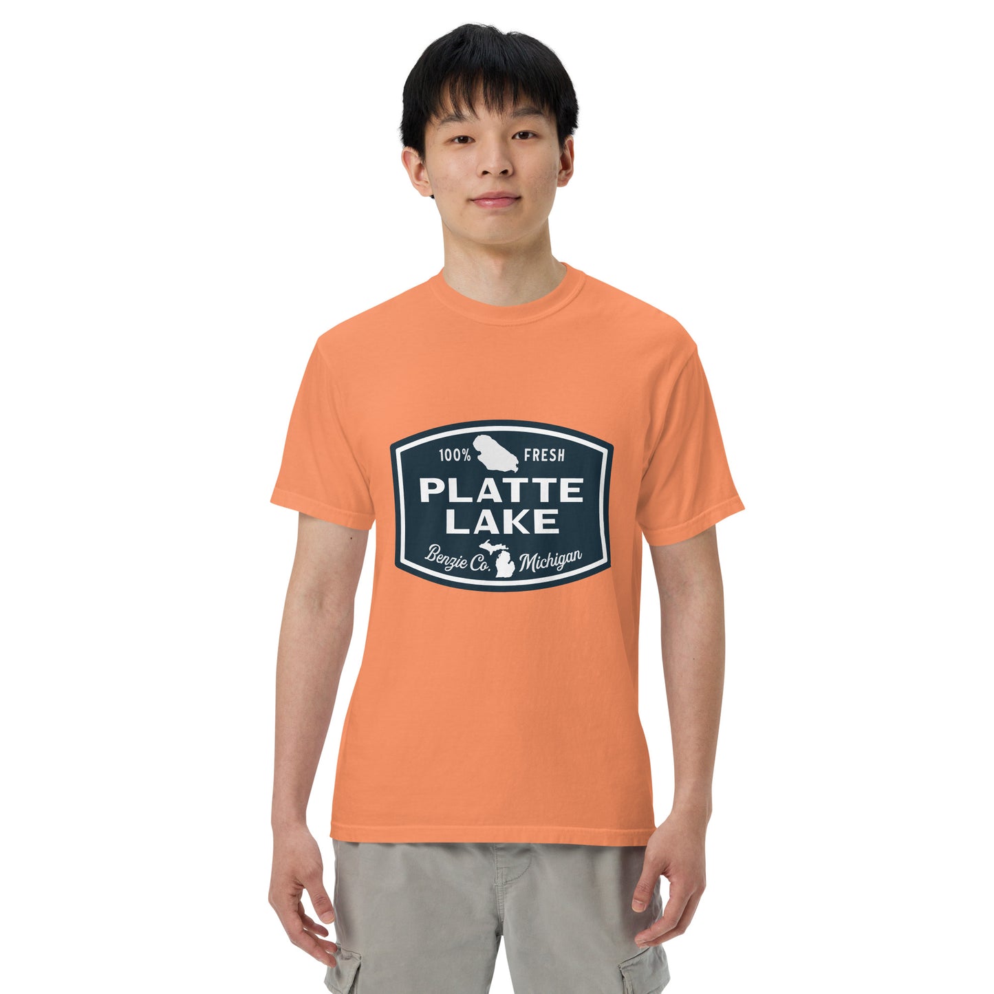 Platte Lake Badge logo - Unisex (Comfort Color) t-shirt