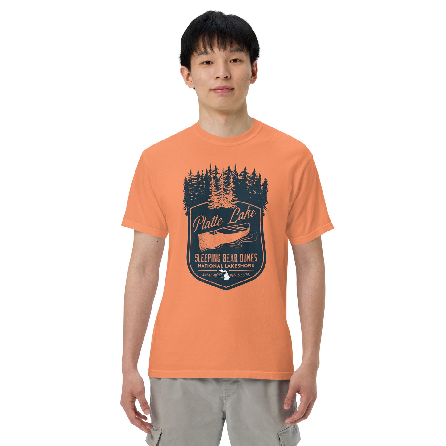 Platte canoe - Unisex (Comfort Color) garment-dyed t-shirt