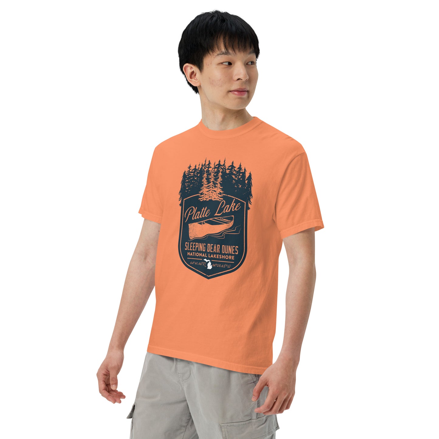Platte canoe - Unisex (Comfort Color) garment-dyed t-shirt