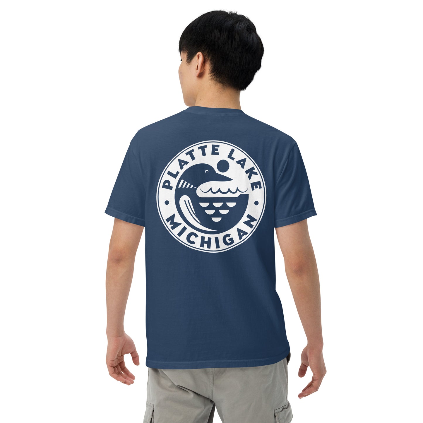 Loon Circle Unisex (Comfort Color) garment-dyed t-shirt