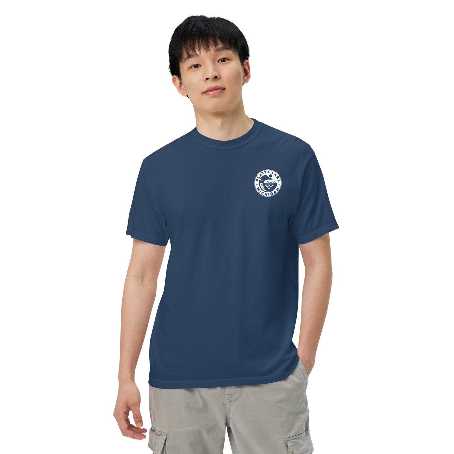 Loon Circle Unisex (Comfort Color) garment-dyed t-shirt