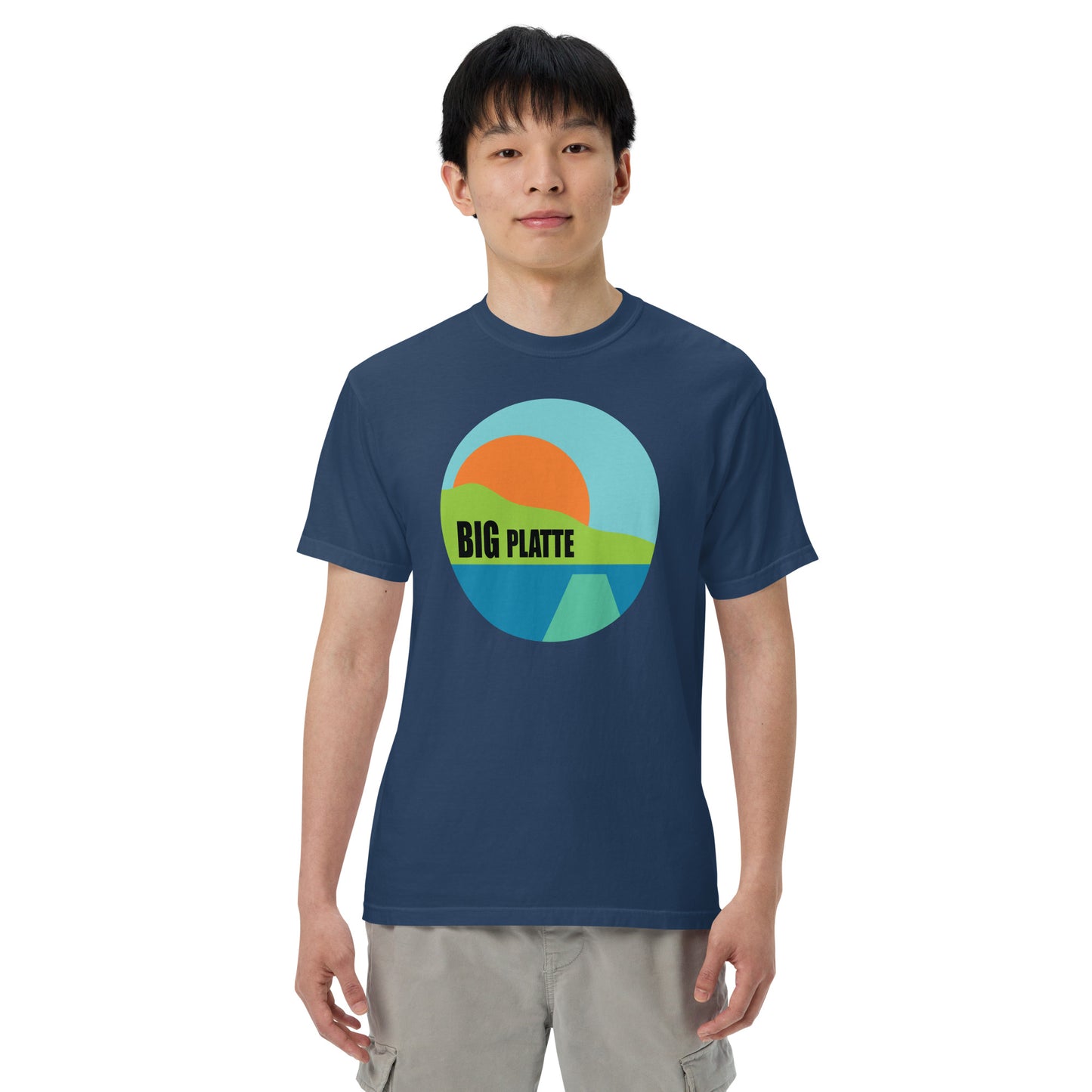 Big Platte Unisex garment-dyed heavyweight t-shirt