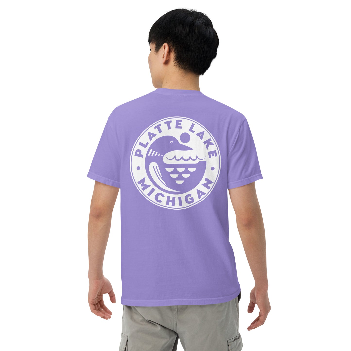 Loon Circle Unisex (Comfort Color) garment-dyed t-shirt