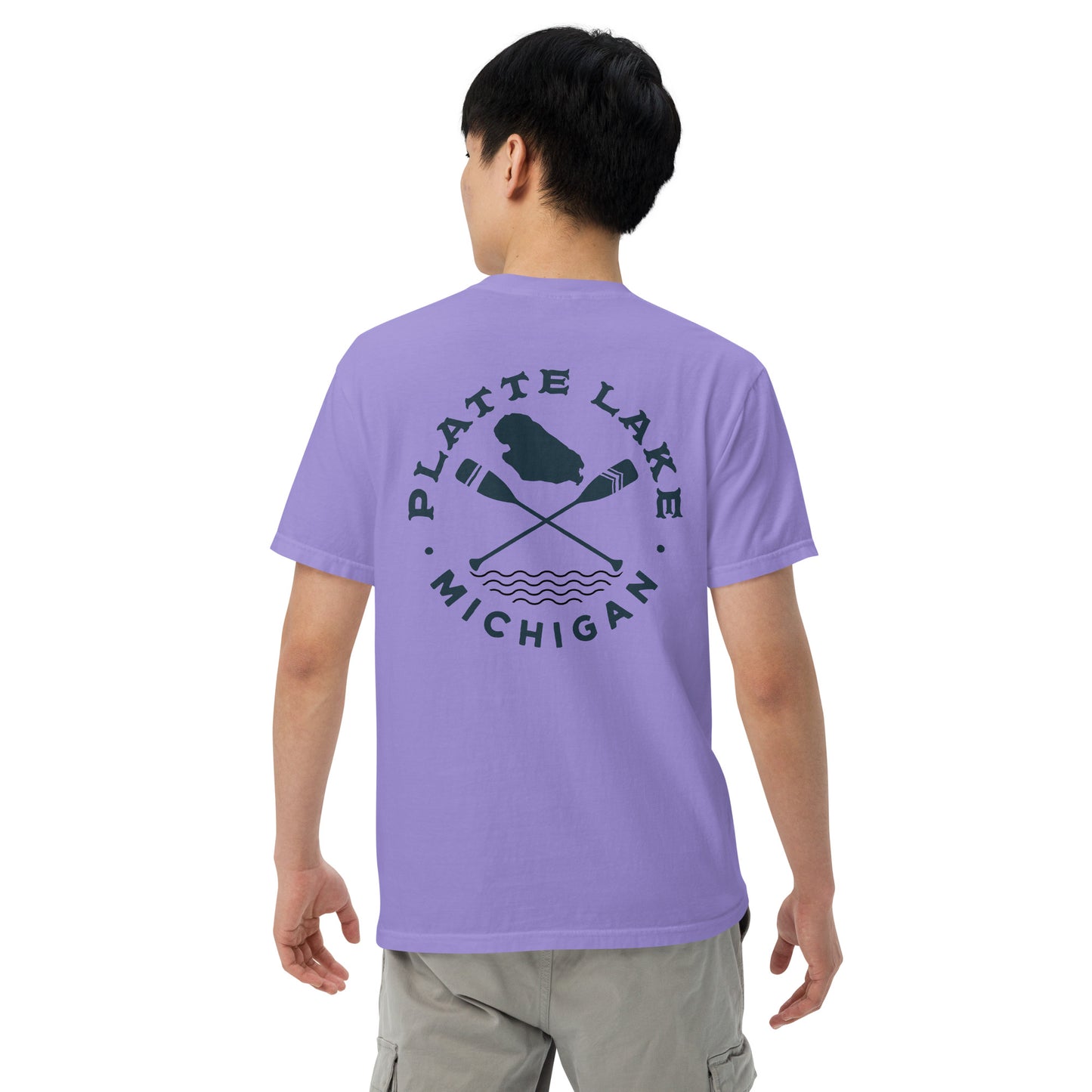 Platte Cross Paddles Unisex (Comfort Colors) t-shirt