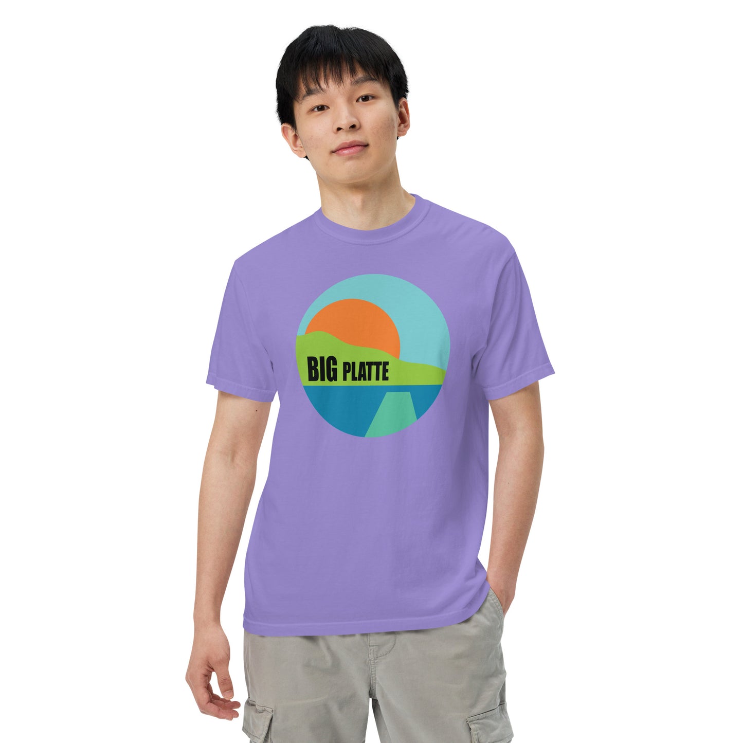 Big Platte Unisex garment-dyed heavyweight t-shirt