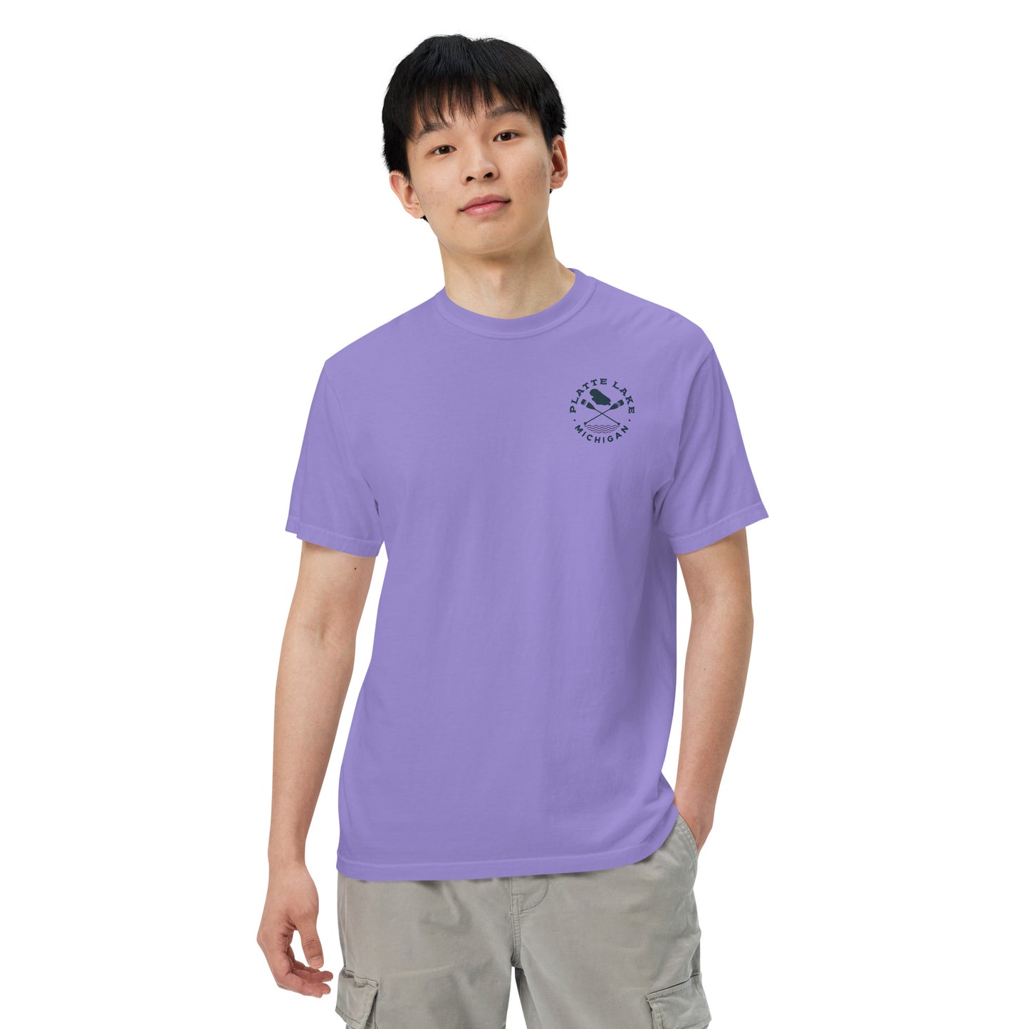 Platte Cross Paddles Unisex (Comfort Colors) t-shirt
