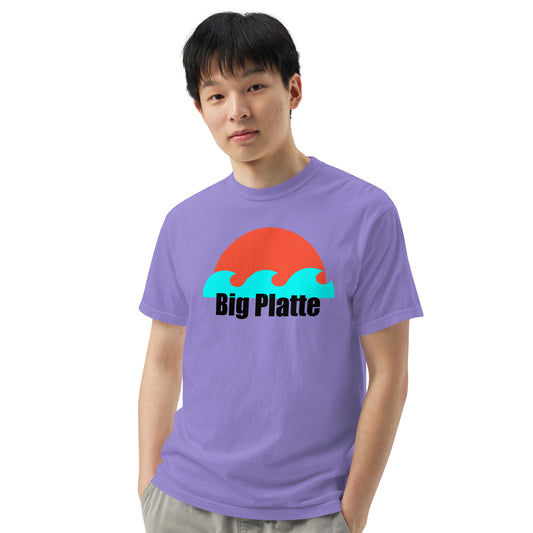 Big Platte waves Unisex garment-dyed heavyweight t-shirt
