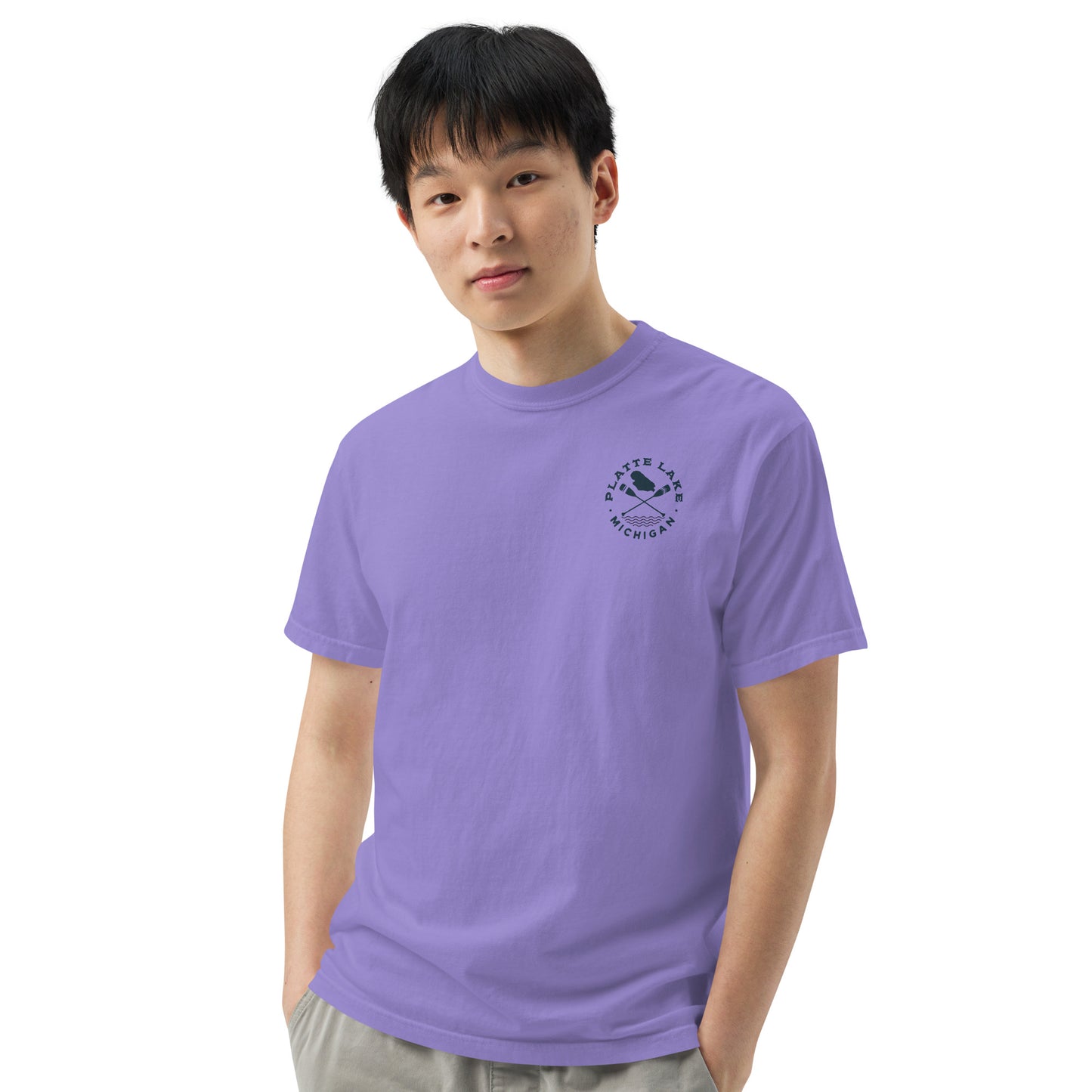 Platte Cross Paddles Unisex (Comfort Colors) t-shirt