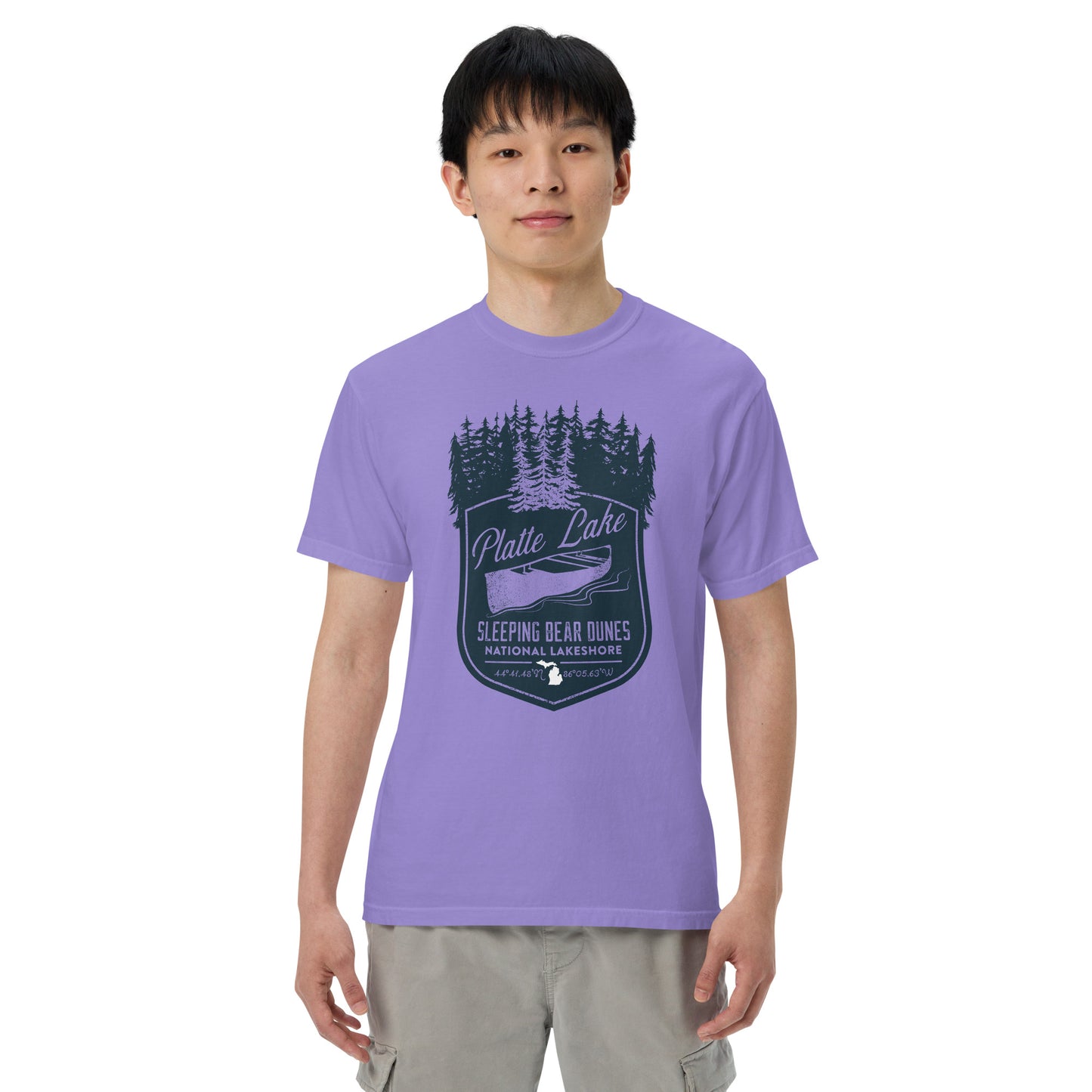 Platte canoe - Unisex (Comfort Color) garment-dyed t-shirt