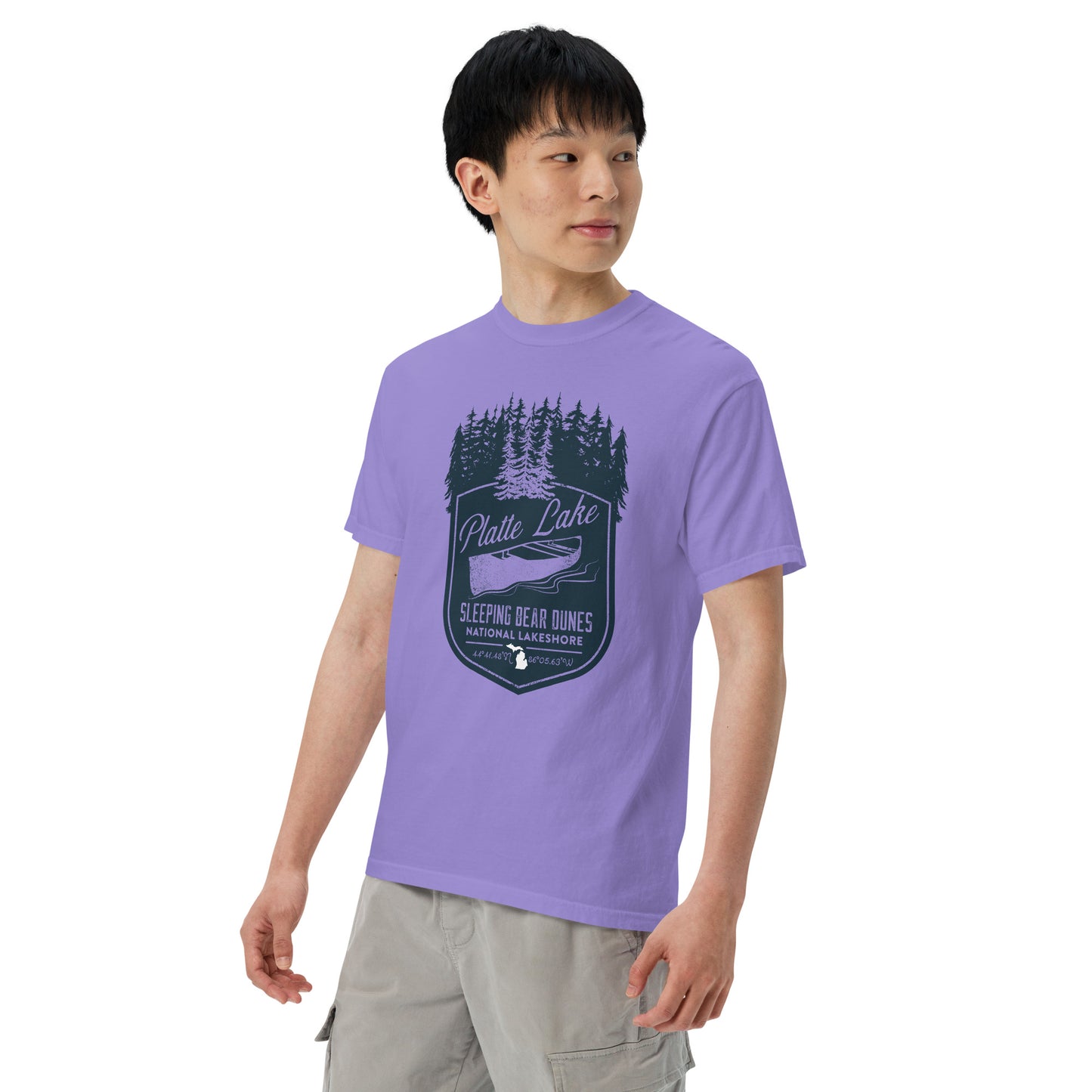 Platte canoe - Unisex (Comfort Color) garment-dyed t-shirt