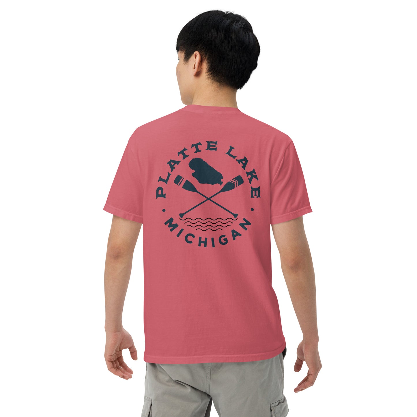 Platte Cross Paddles Unisex (Comfort Colors) t-shirt