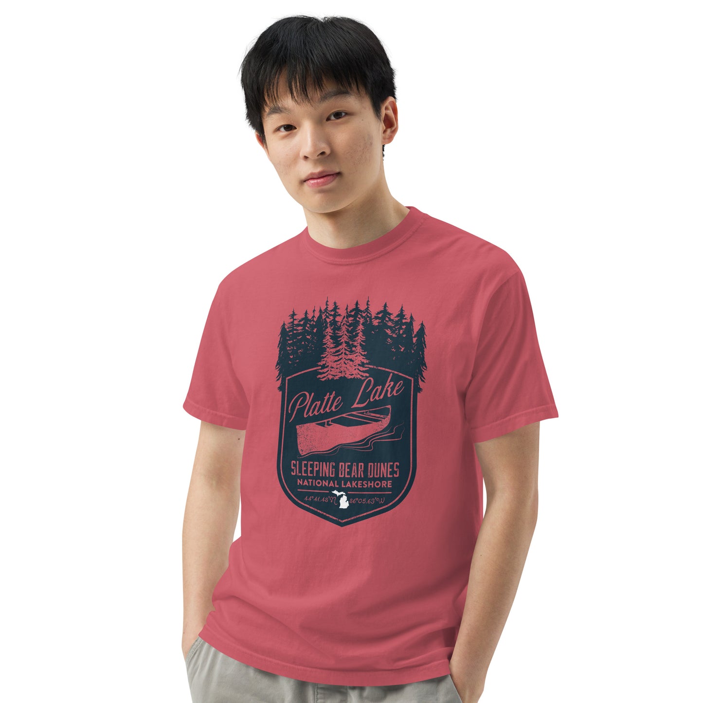 Platte canoe - Unisex (Comfort Color) garment-dyed t-shirt
