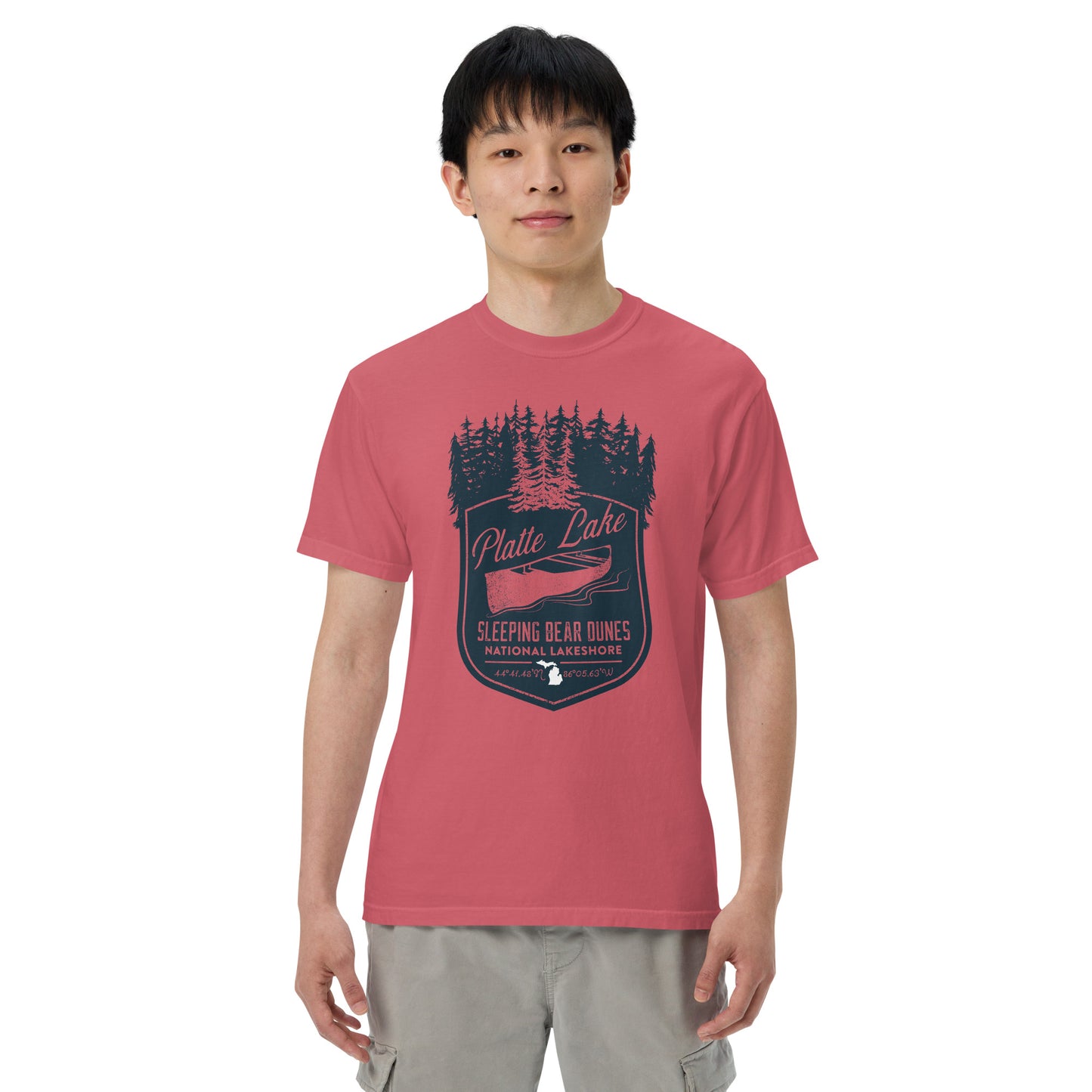 Platte canoe - Unisex (Comfort Color) garment-dyed t-shirt