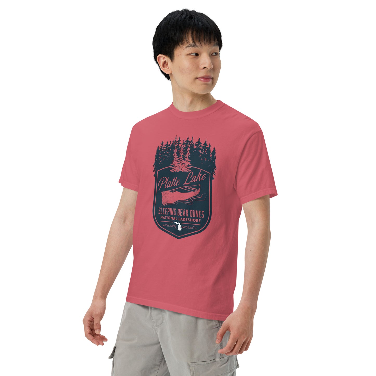 Platte canoe - Unisex (Comfort Color) garment-dyed t-shirt