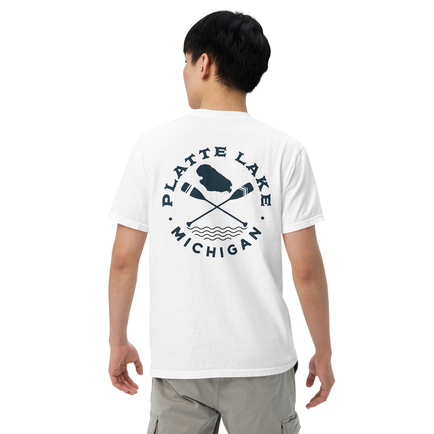 Platte Cross Paddles Unisex (Comfort Colors) t-shirt