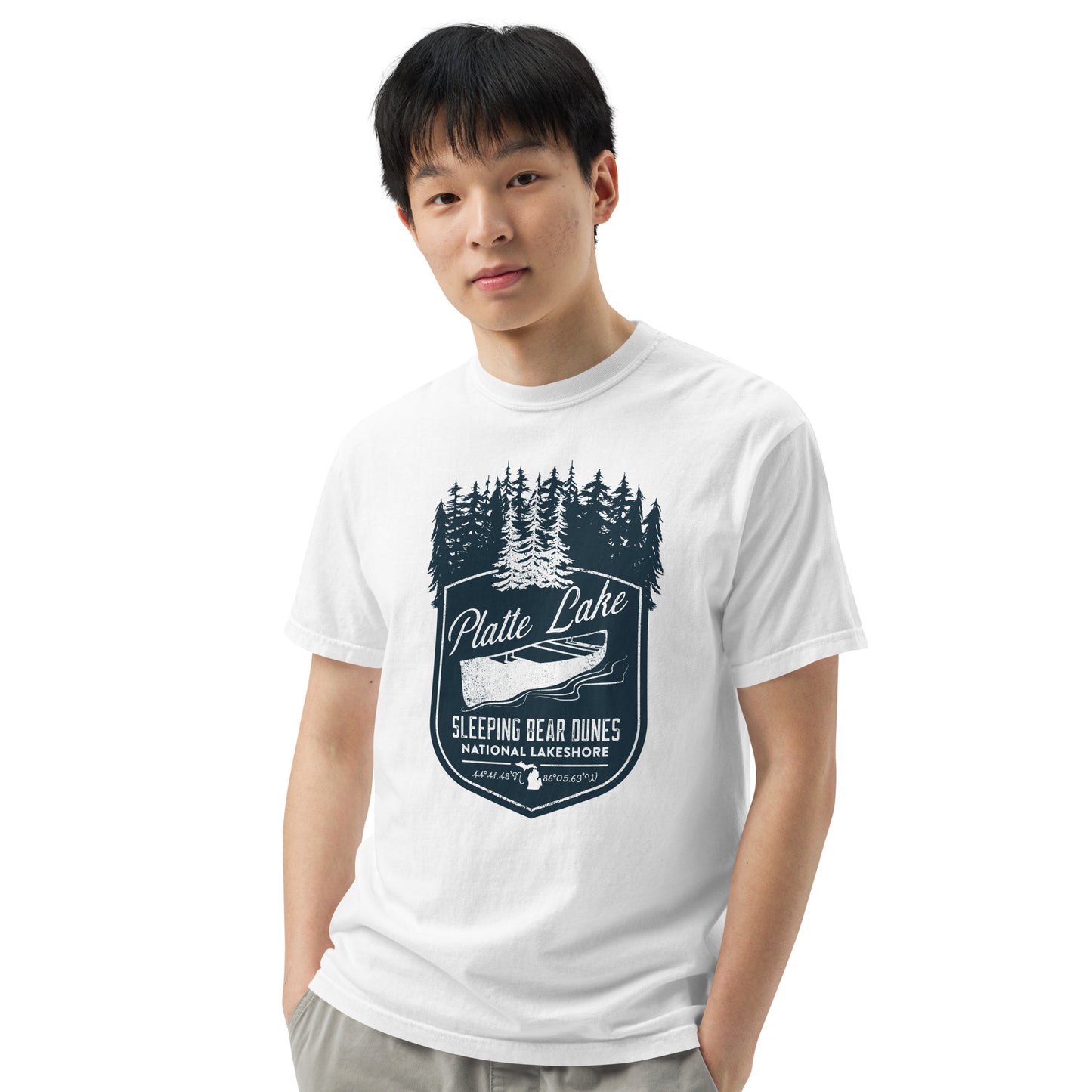 Platte canoe - Unisex (Comfort Color) garment-dyed t-shirt