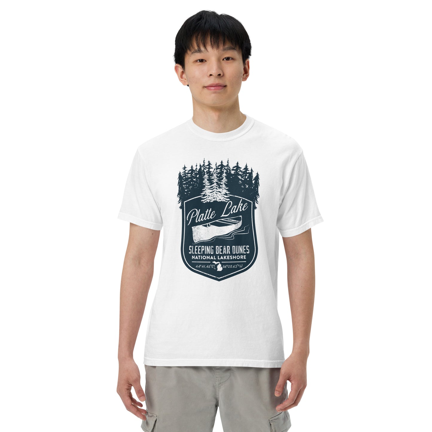 Platte canoe - Unisex (Comfort Color) garment-dyed t-shirt