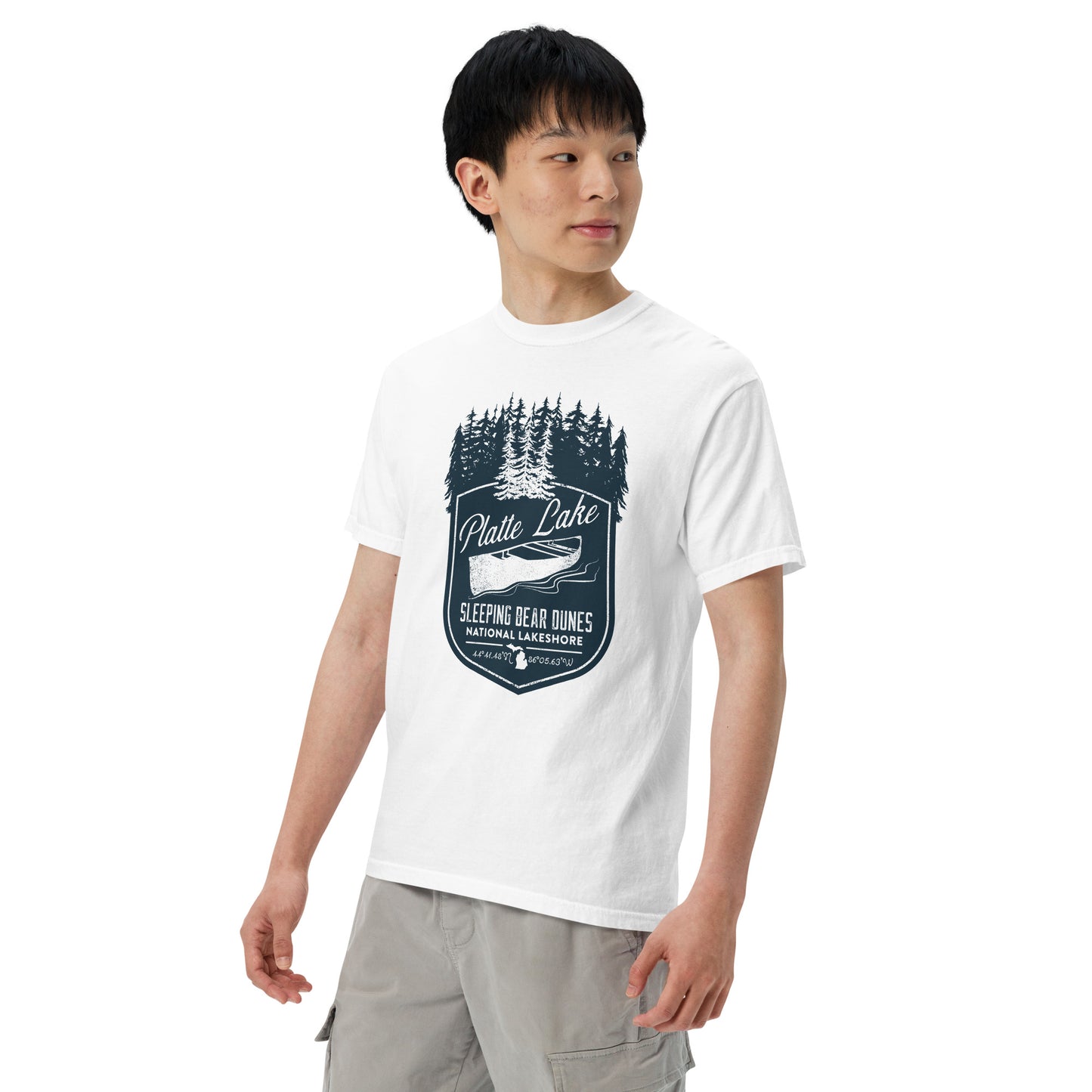 Platte canoe - Unisex (Comfort Color) garment-dyed t-shirt