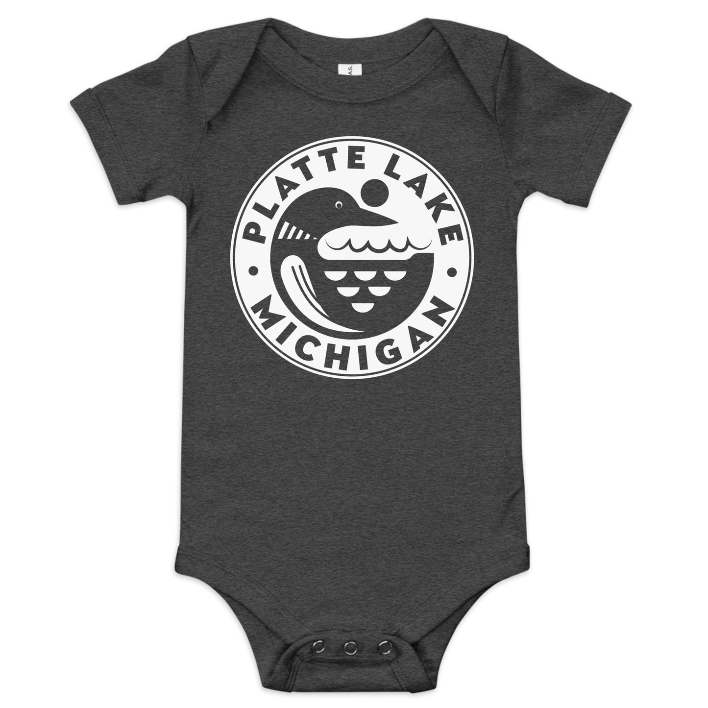 Baby short sleeve one piece (Loon circle)