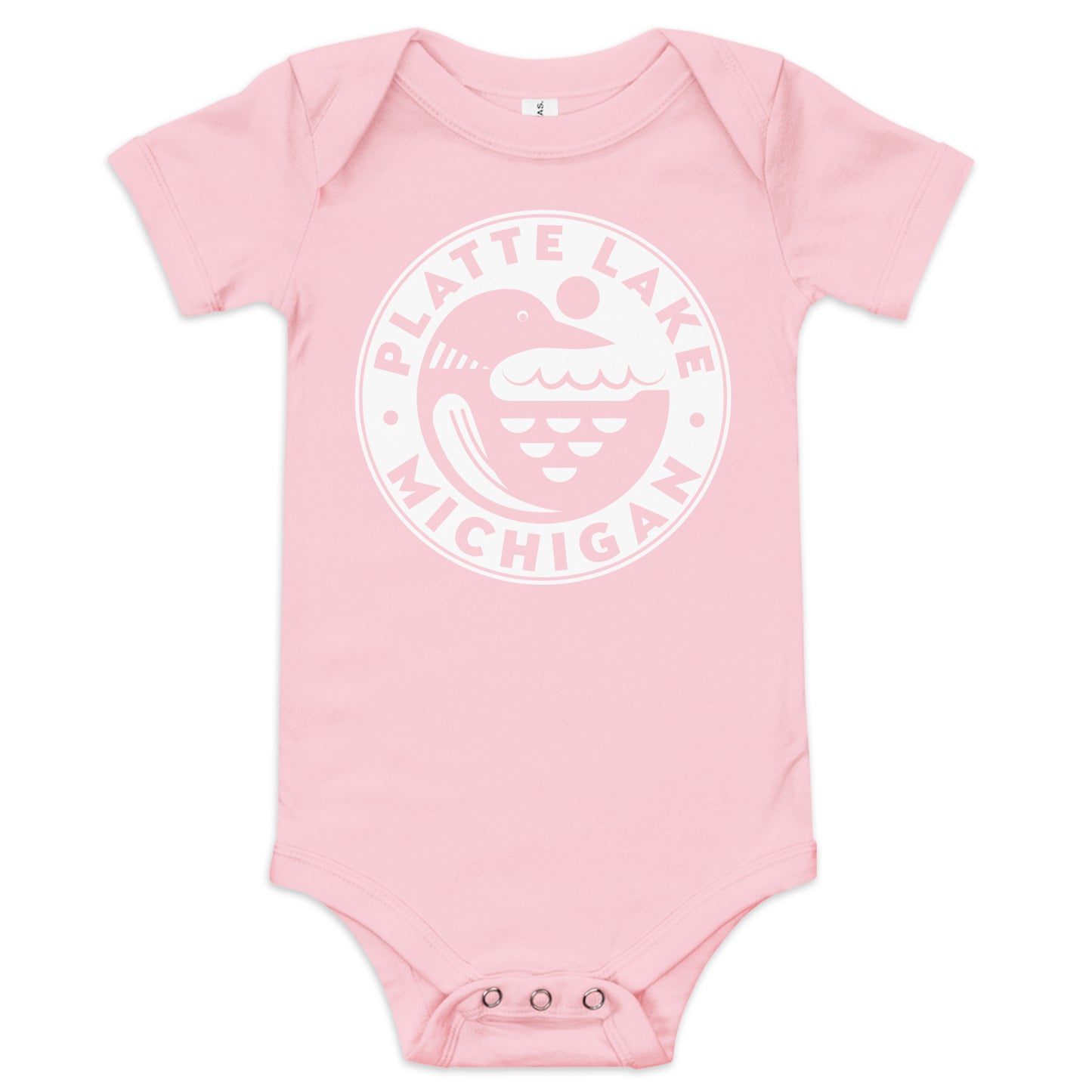 Baby short sleeve one piece (Loon circle)