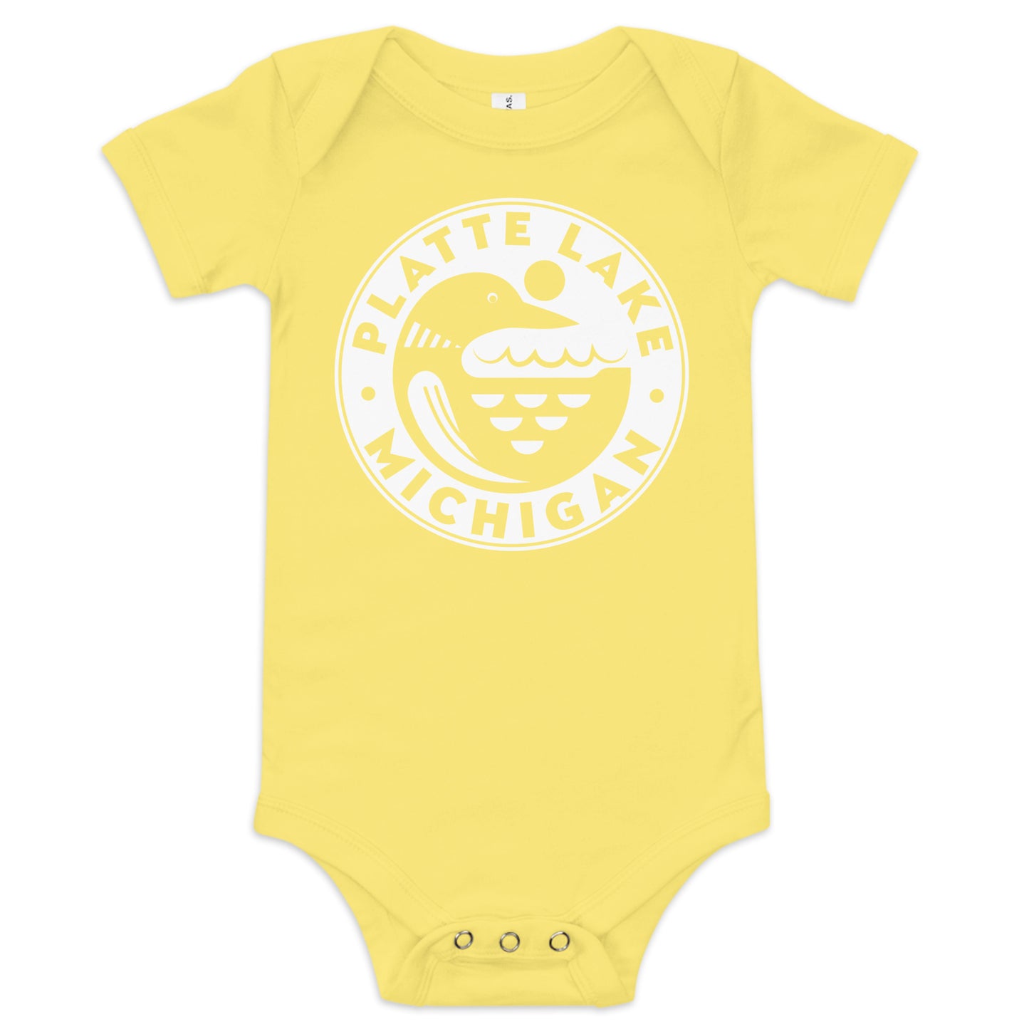 Baby short sleeve one piece (Loon circle)