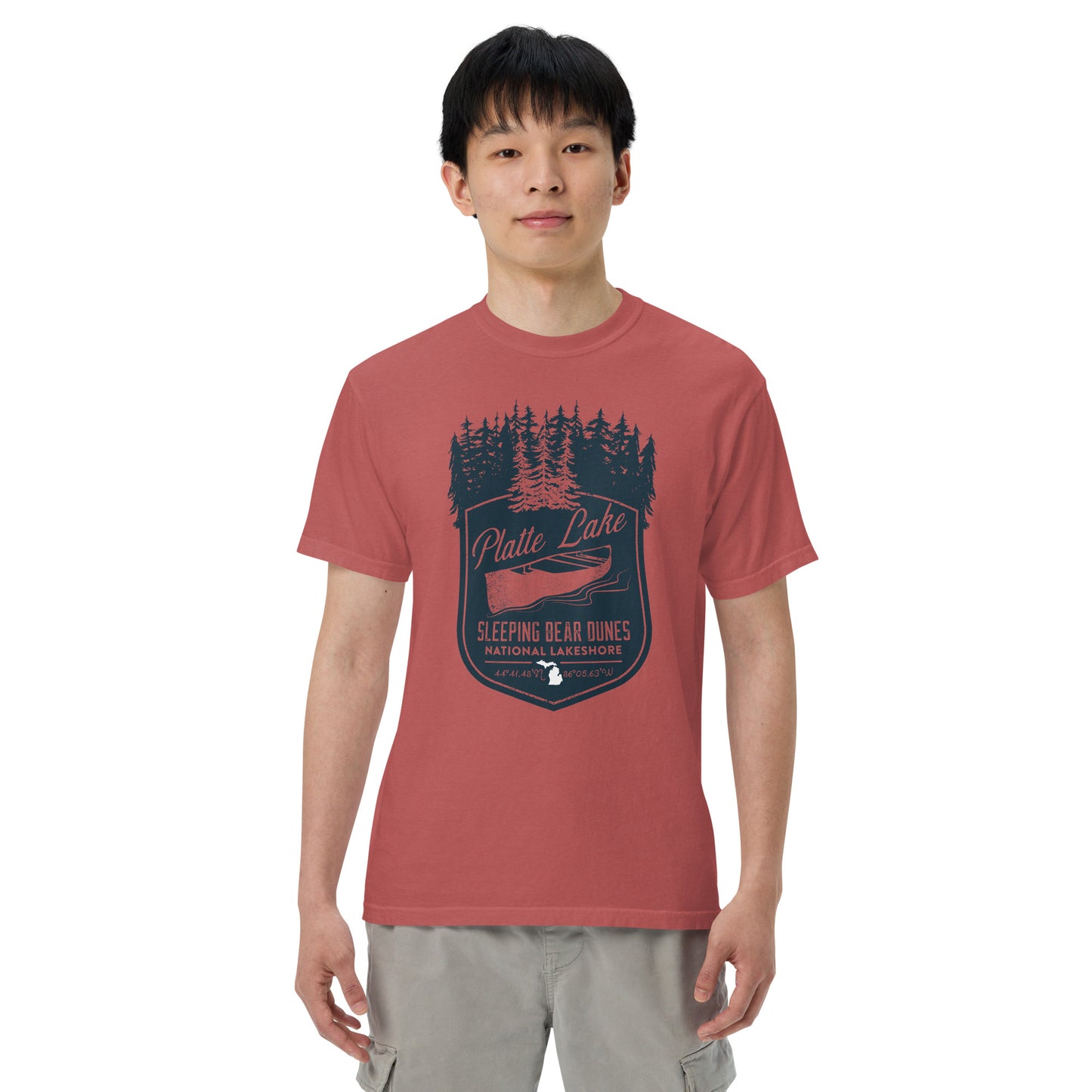 Platte canoe - Unisex (Comfort Color) garment-dyed t-shirt