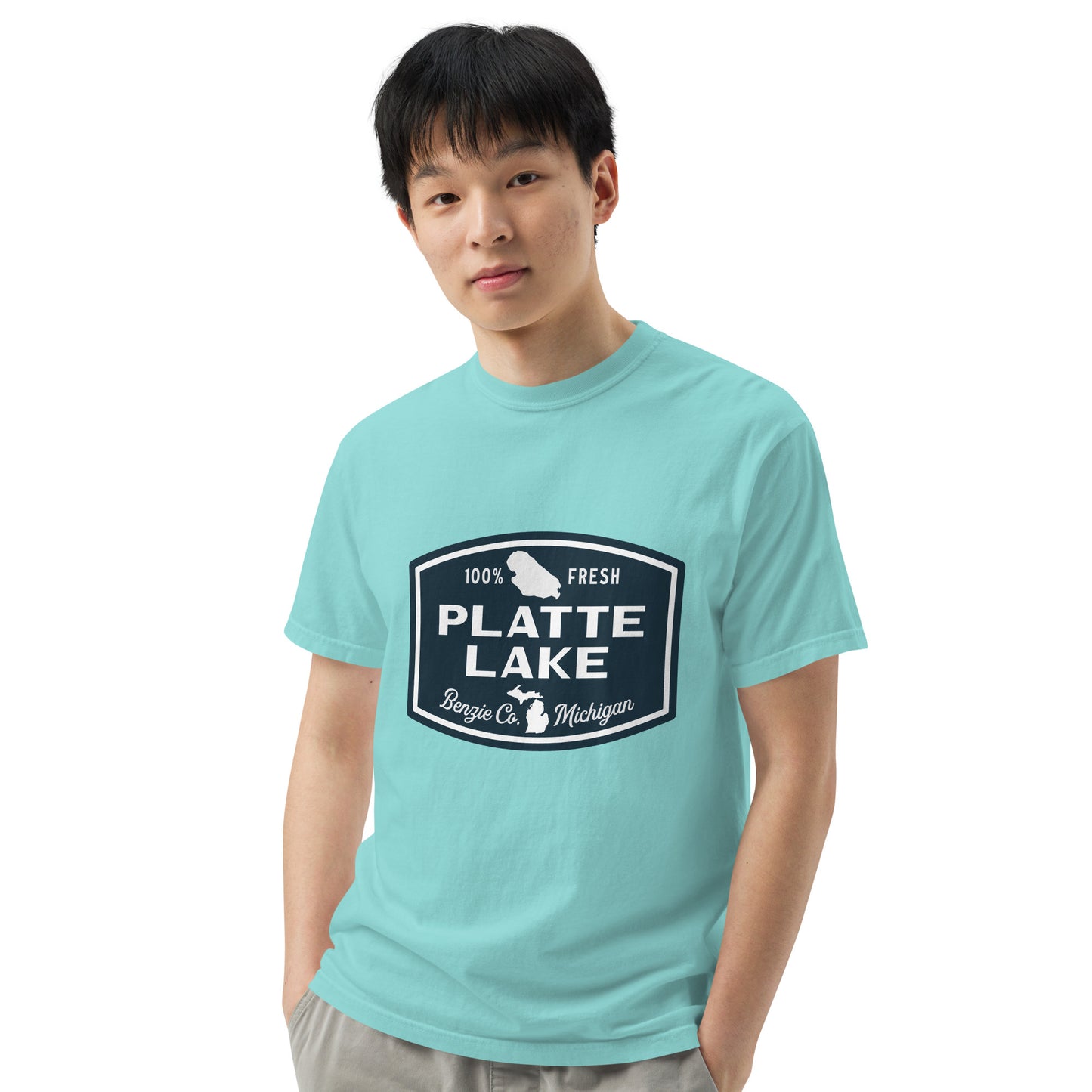 Platte Lake Badge logo - Unisex (Comfort Color) t-shirt