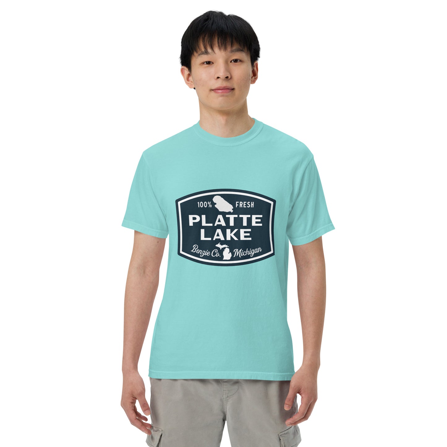 Platte Lake Badge logo - Unisex (Comfort Color) t-shirt