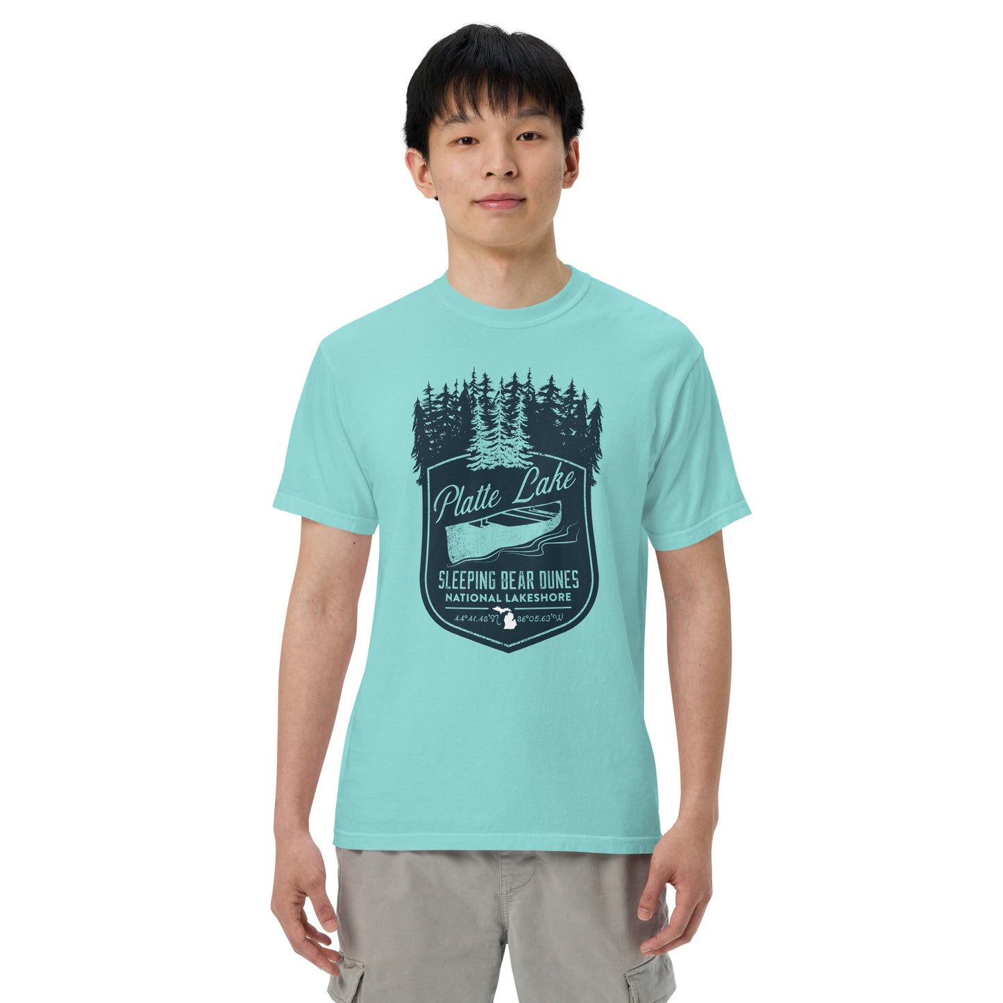 Platte canoe - Unisex (Comfort Color) garment-dyed t-shirt