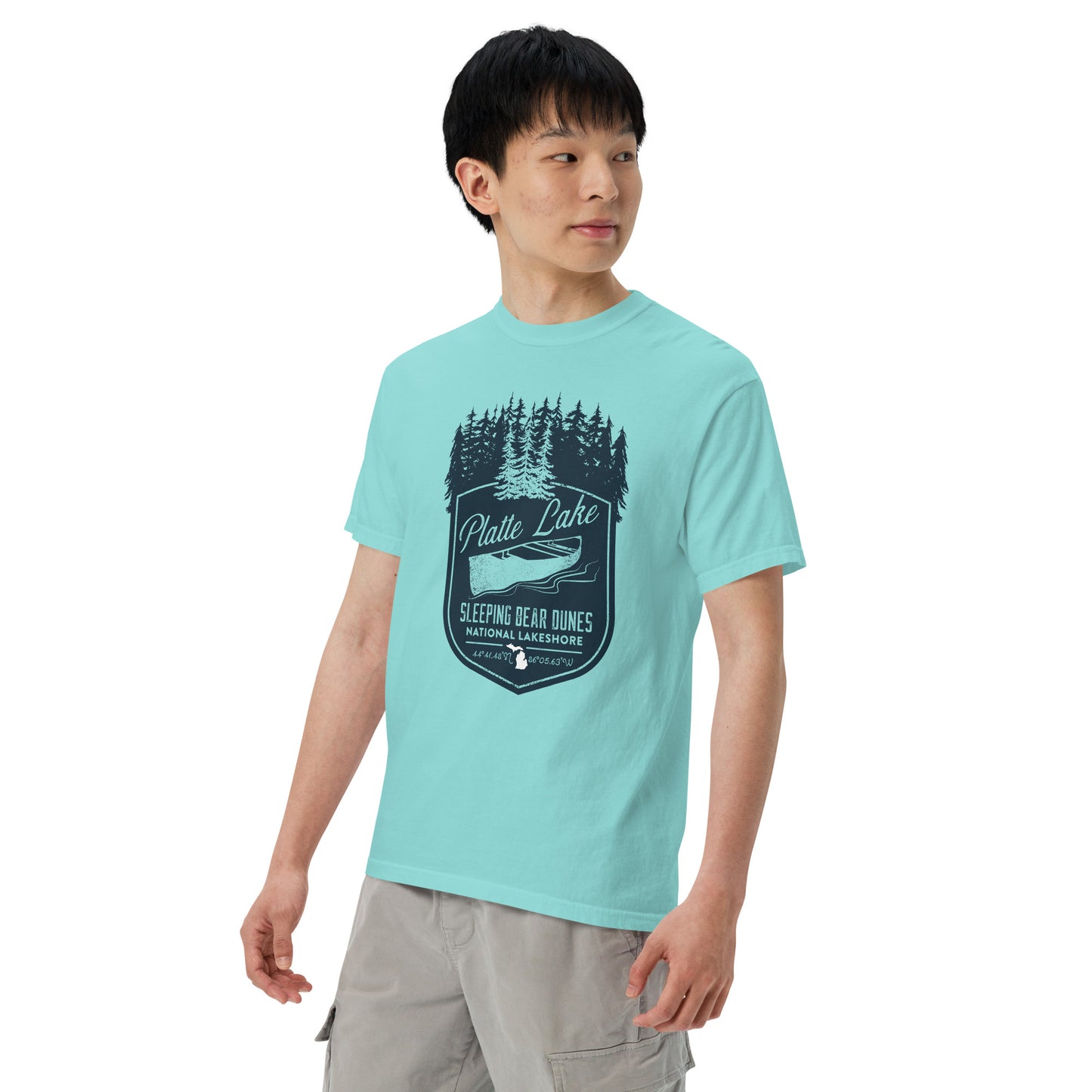 Platte canoe - Unisex (Comfort Color) garment-dyed t-shirt