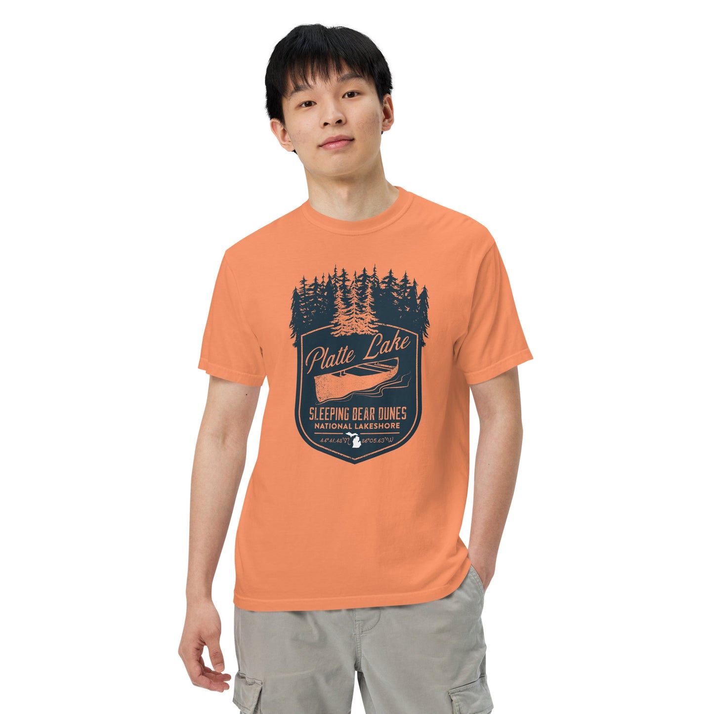 Platte canoe - Unisex (Comfort Color) garment-dyed t-shirt