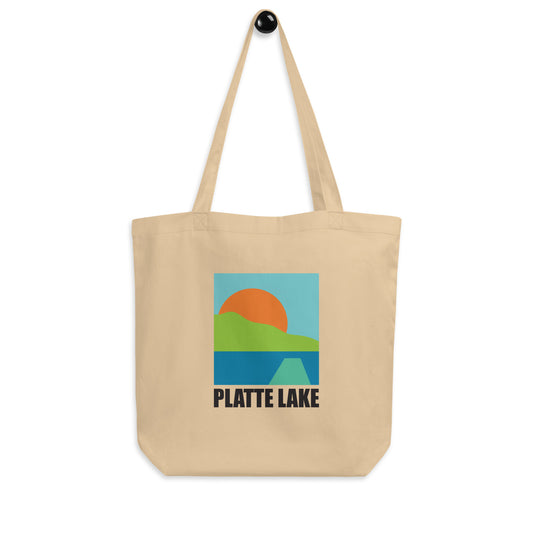 Eco Tote Bag - Platte Lake Landscape