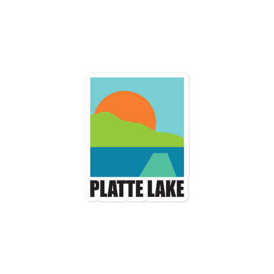 Platte Lake Landscape Sticker